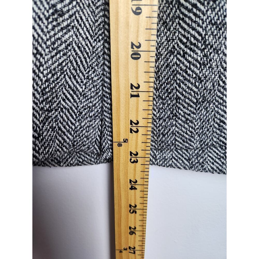 Ann Taylor wool blend high waisted cropped wide leg trouser sz 12P dark Academia - Picture 12 of 12